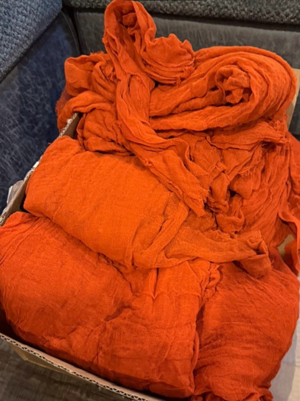 Orange/Terracotta Table Decor Runners - 23 - 10ft long each
